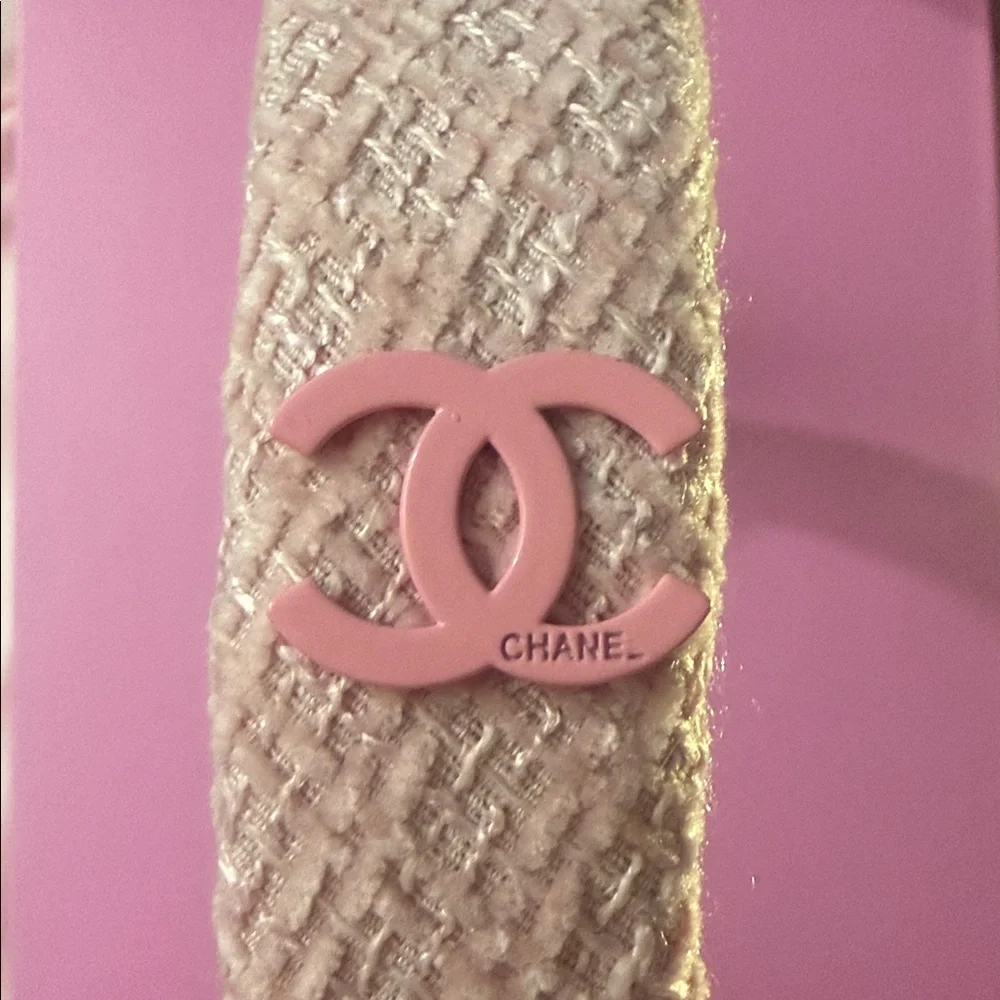 Pink Tweed Hairband